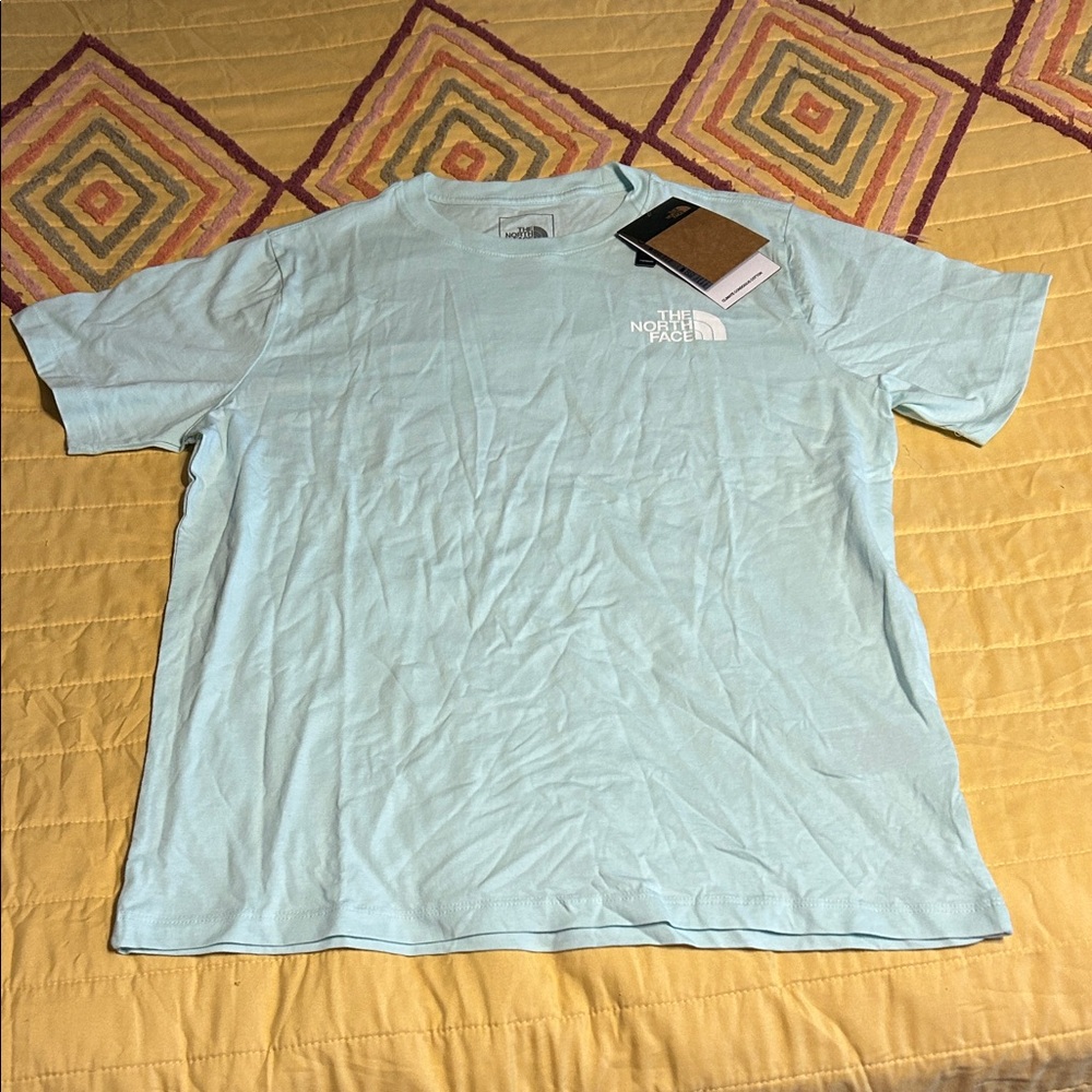 The North Face Sky Blue Short Sleeve Tee Sz M